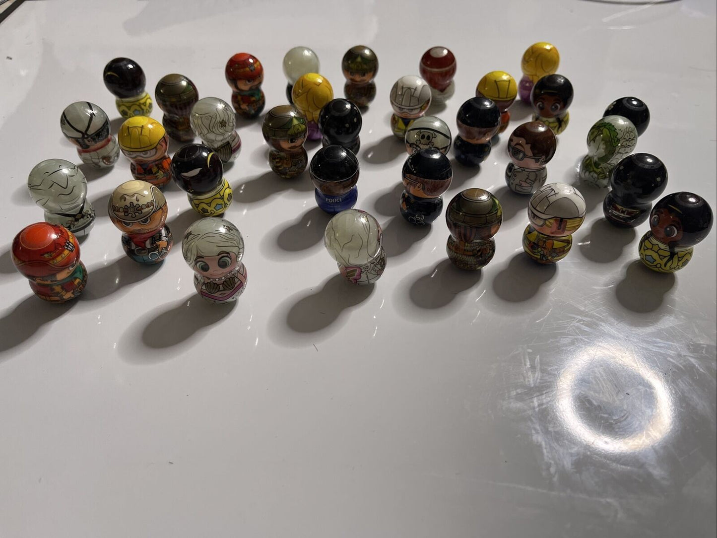 33x Drakes Foodland Flipperz Mini Collectables Toy Figurines