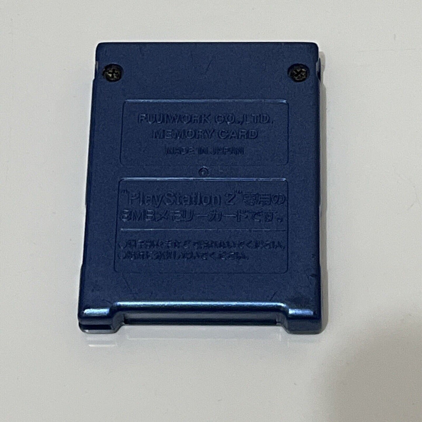 Fujiwork PlayStation 2 PS2 8MB Metallic Blue Memory Card