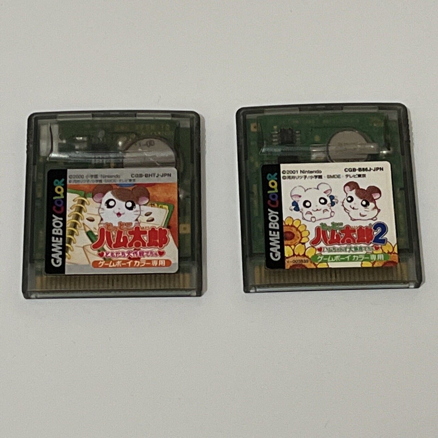 Hamtaro 1 & 2 - Nintendo Gameboy Color GBC JAPAN Game