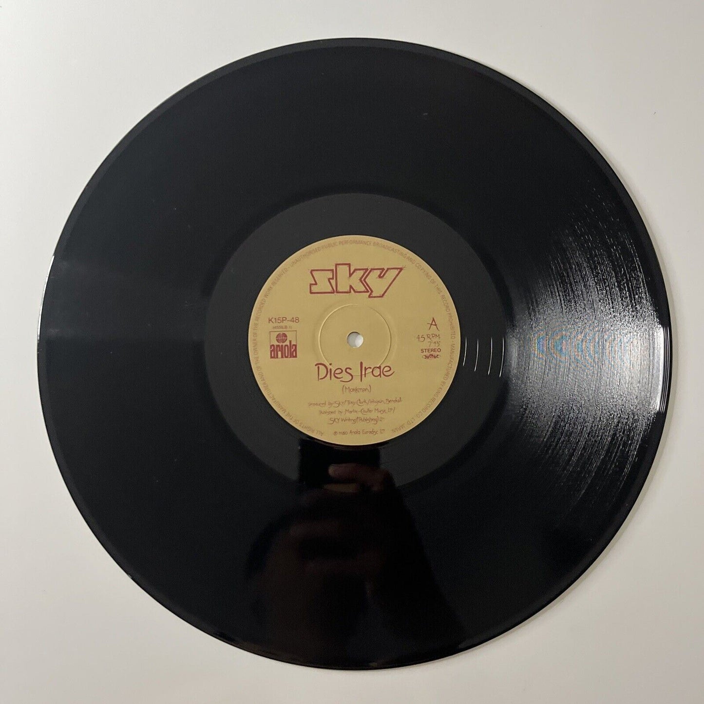 Sky – Dies Irae 1980 Vinyl Record 45 RPM K15P-48