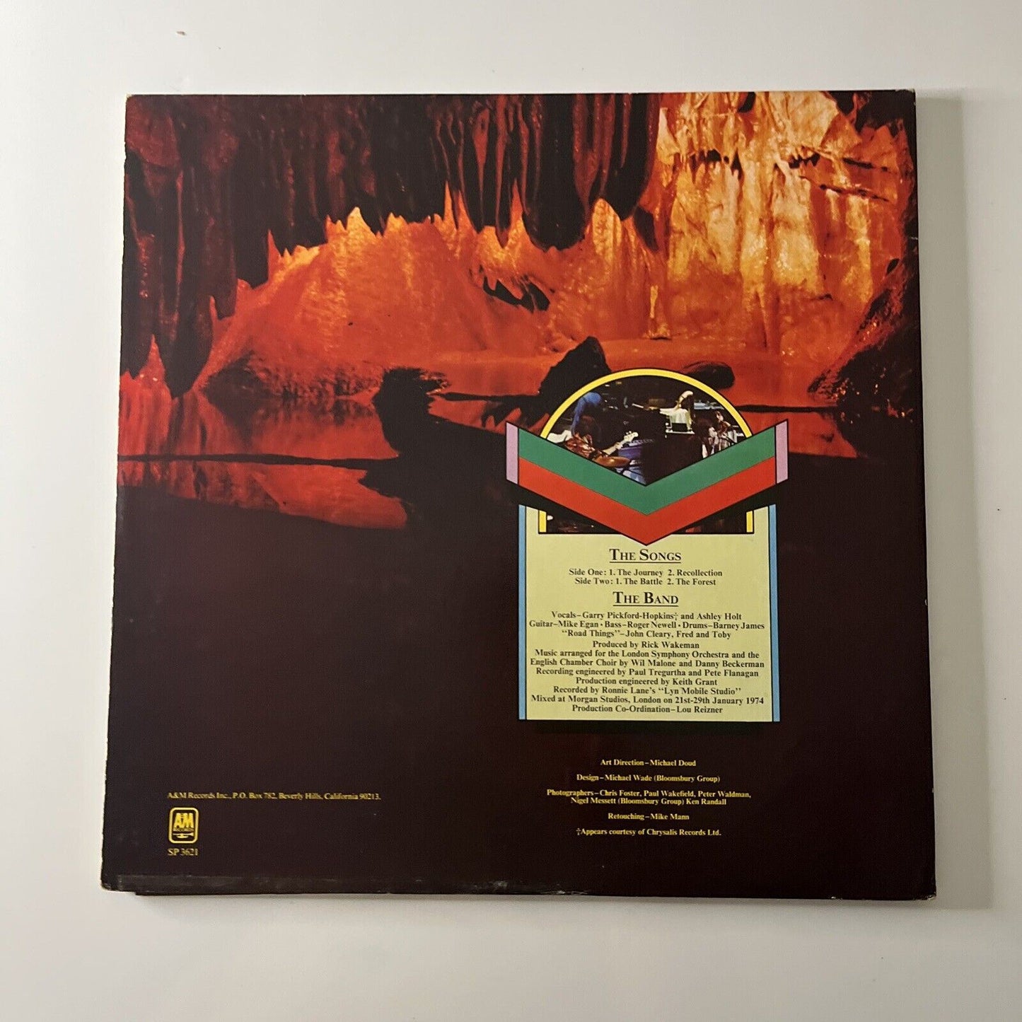 Rick Wakeman – Journey To The Centre Of The Earth LP 1974 Vinyl Record GP-226