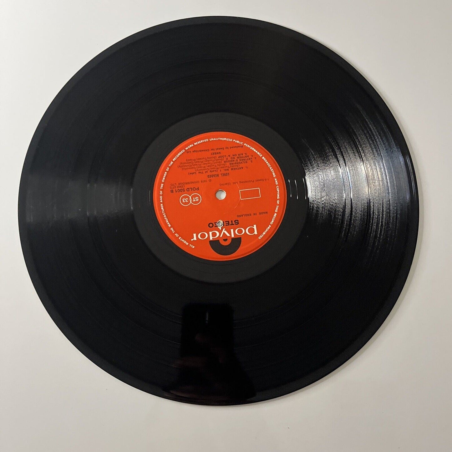 Sweet - Level Headed LP 1978 Vinyl Record Album