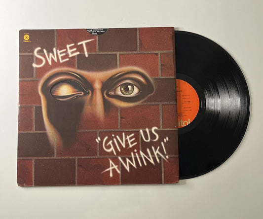 Sweet - Give Us A Wink LP 1976 Vinyl Record Capitol Records ST-511496