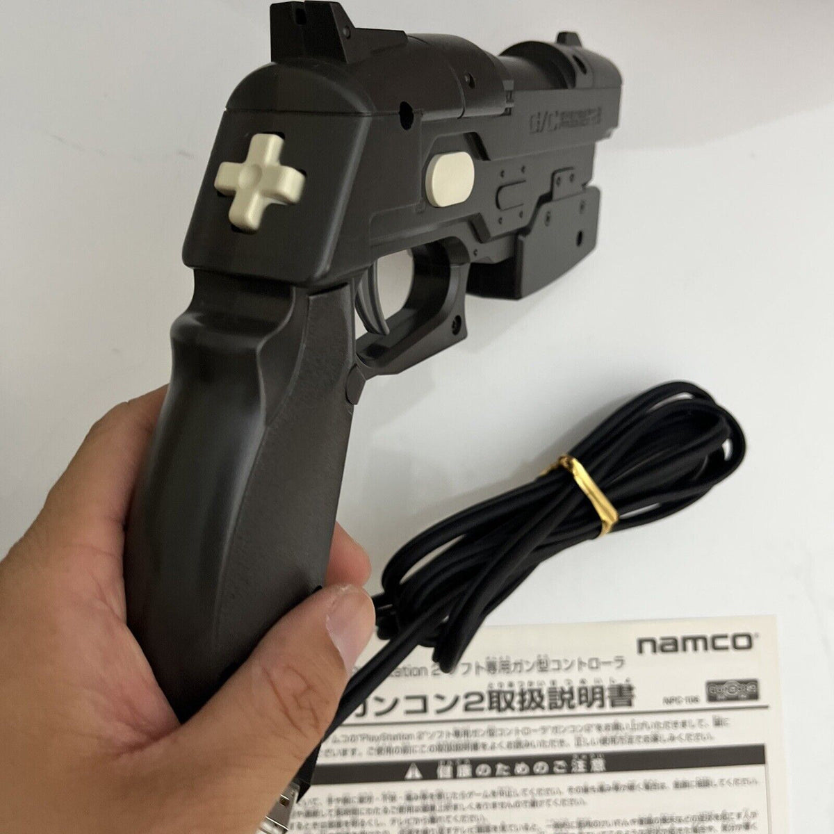 Guncon Revolver Official Sony PlayStation 2 Namco Guncon 2 Light Gun Controller NPC-10 ...