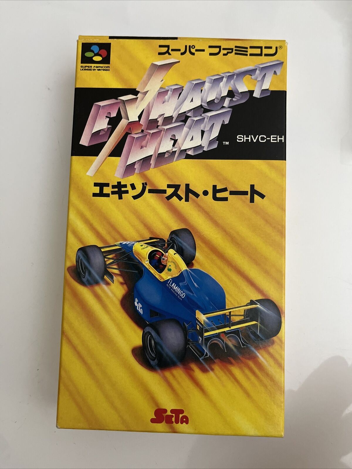 Exhaust Heat - Nintendo Super Famicom SNES NTSC-J JAPAN F1 Racing Complete