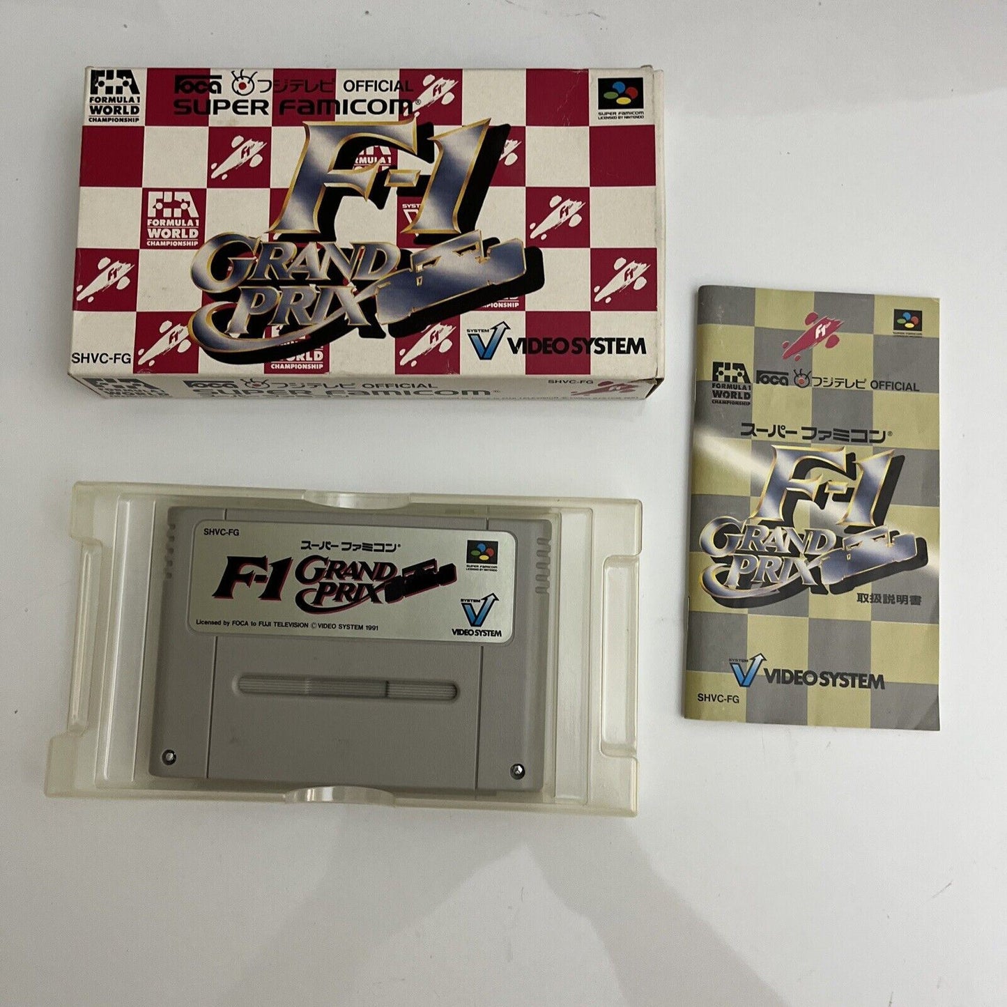 F-1 Grand Prix - Nintendo Super Famicom SNES NTSC-J JAPAN Game Complete