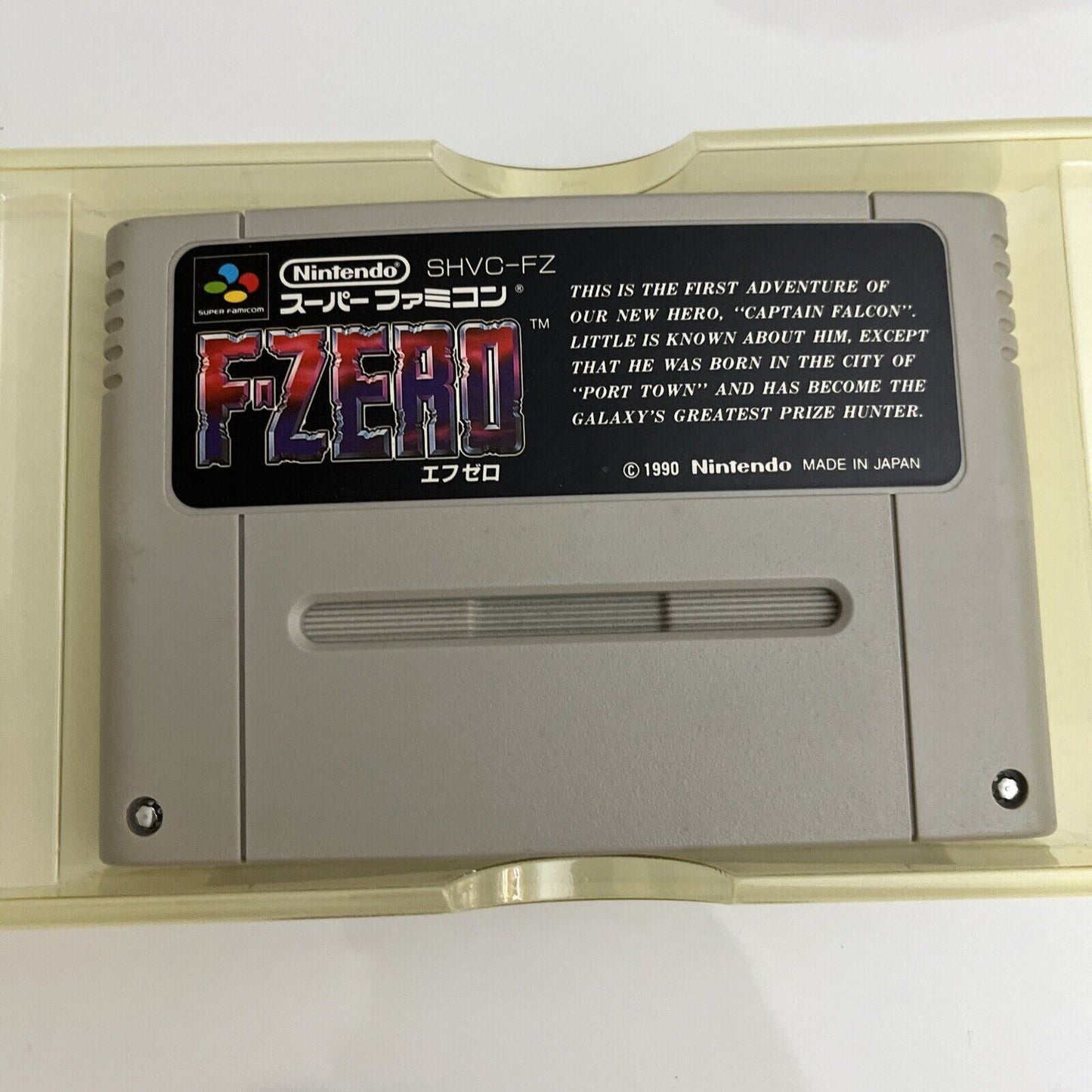 F-Zero - Nintendo Super Famicom SNES NTSC-J JAPAN Complete