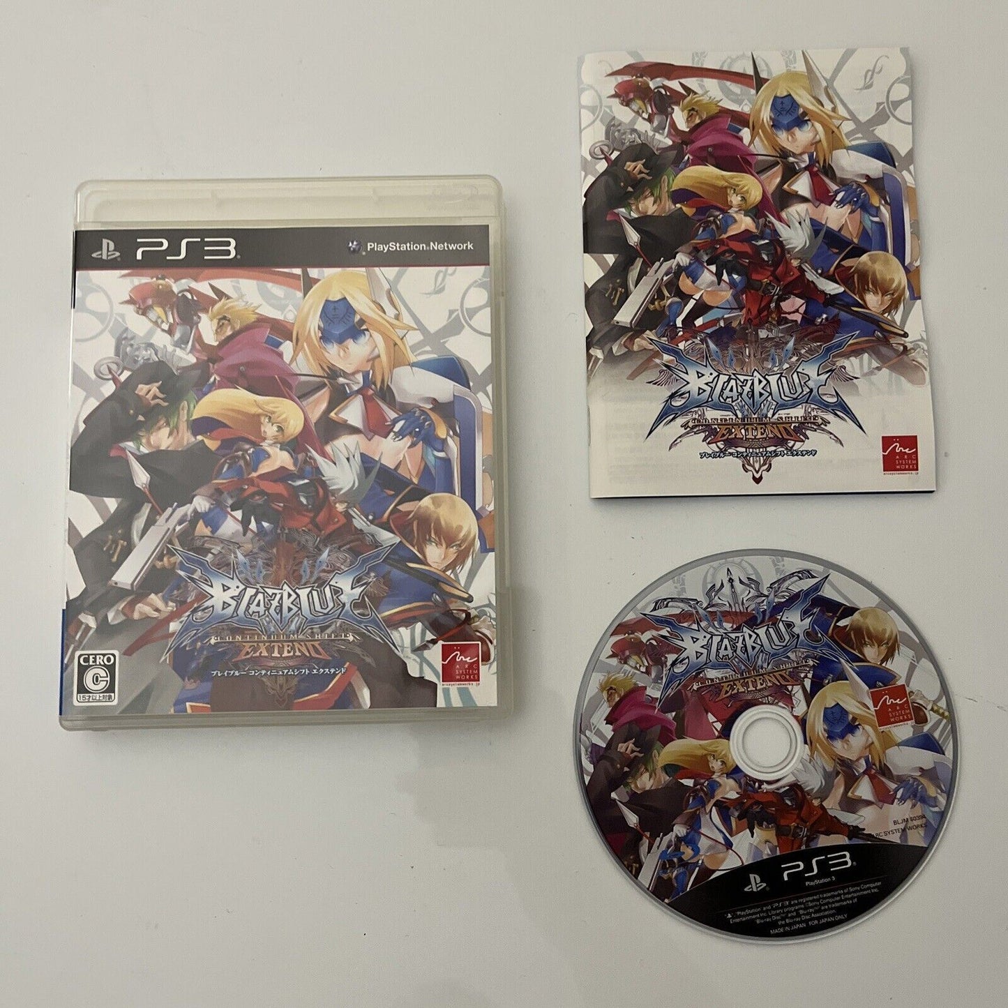 Blazblue Continuum Shift Extend - Sony PlayStation 3 PS3 JAPAN Game Complete