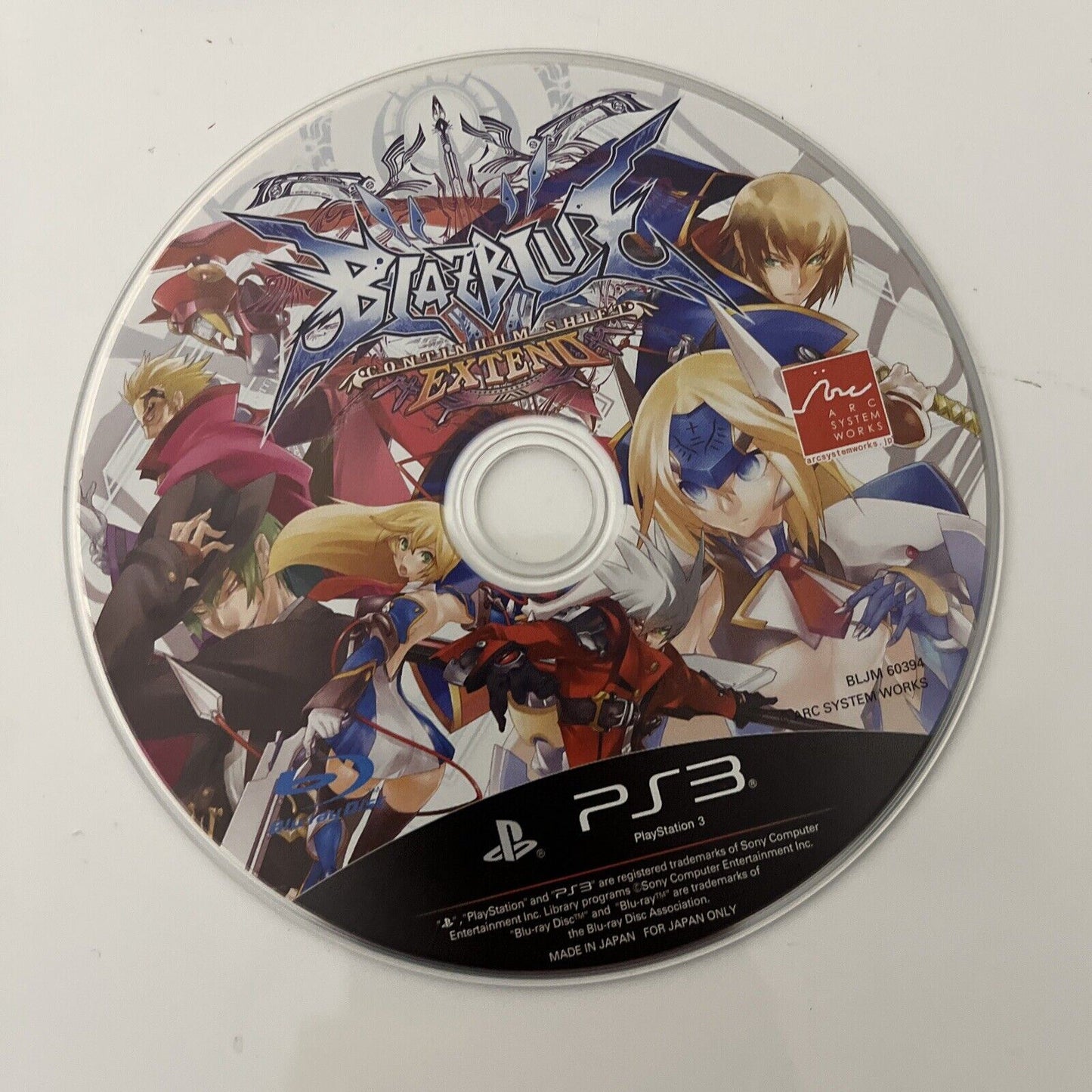 Blazblue Continuum Shift Extend - Sony PlayStation 3 PS3 JAPAN Game Complete