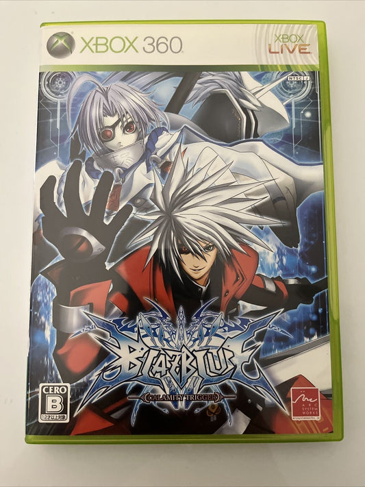 BlazBlue Calamity Trigger - Microsoft XBOX 360 NTSC-J JAPAN Game Complete