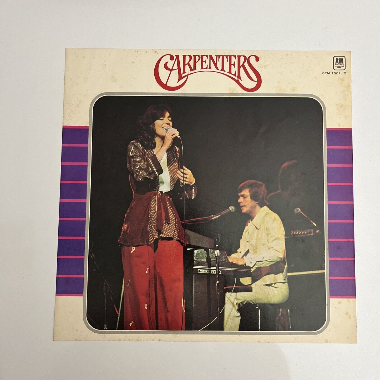 Carpenters – Gem Of Carpenters 1973 Double LP Vinyl Record GEM 1001/2