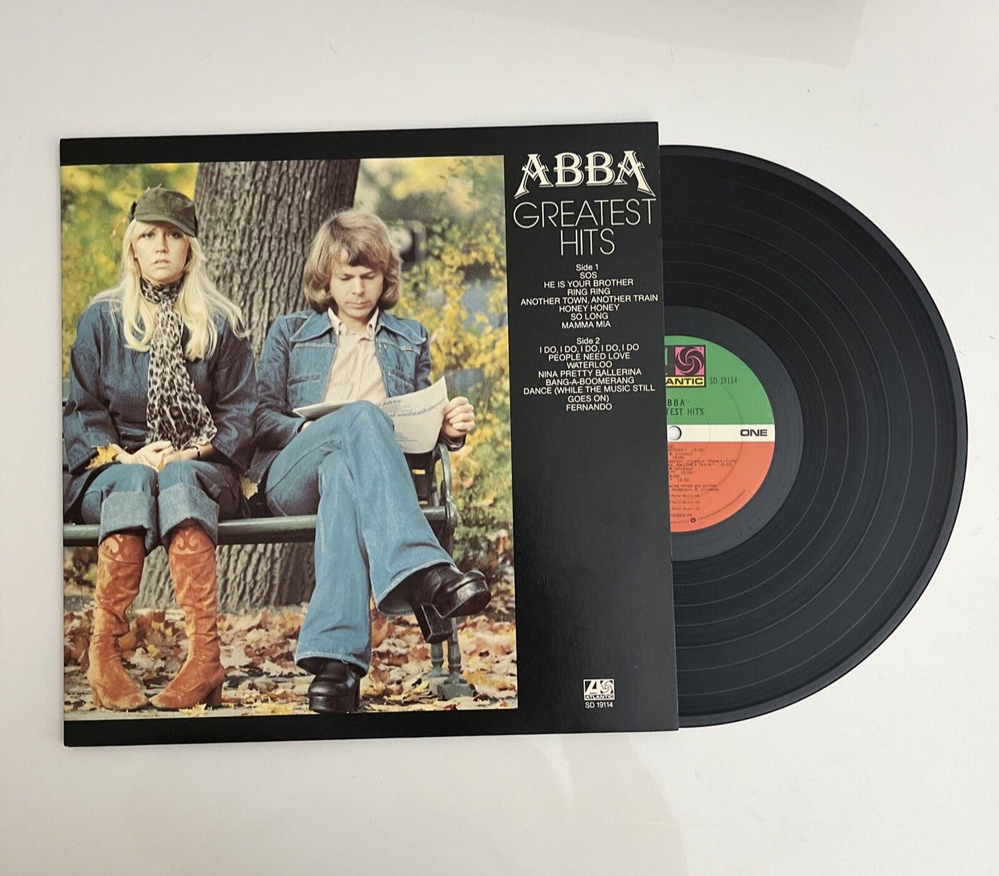 ABBA Greatest Hits Vinyl Record SD 19114 LP 1975