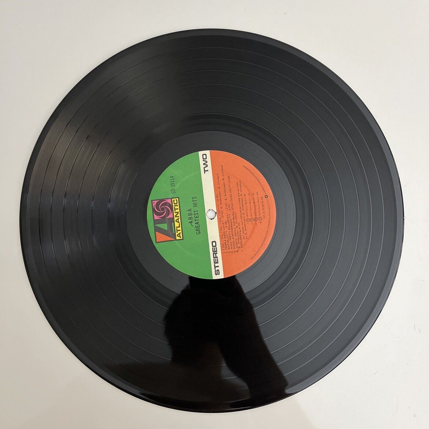 ABBA Greatest Hits Vinyl Record SD 19114 LP 1975