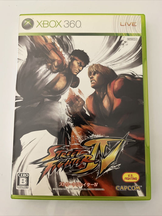 Street Fighter IV 4 - Microsoft XBOX 360 NTSC-J JAPAN Game Complete