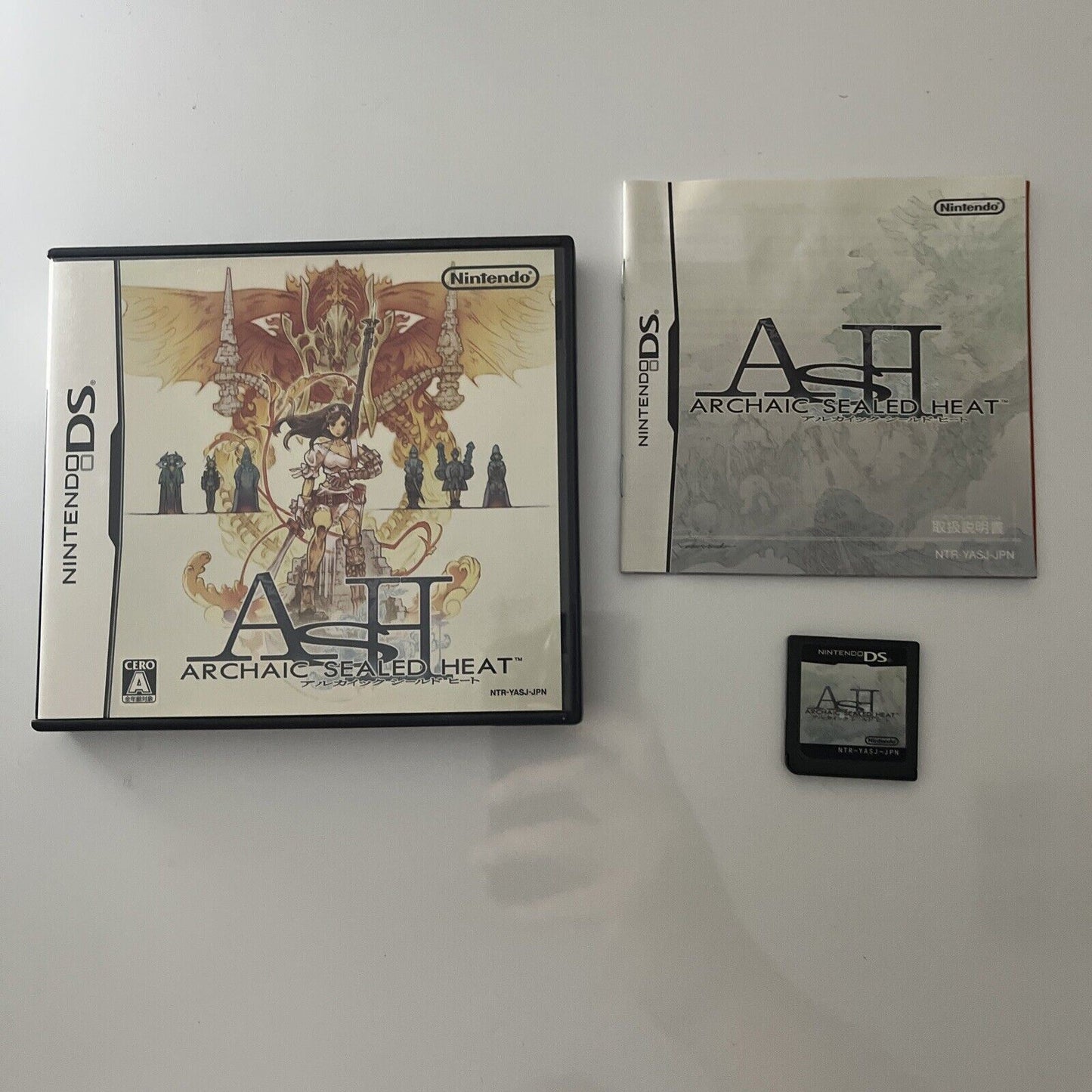 ASH Archaic Sealed Heat - Nintendo DS JAPAN Game NDS Complete