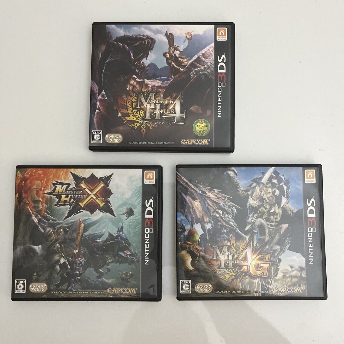 Monster Hunter 4, 4G, X - Nintendo 3DS JAPAN Game Complete