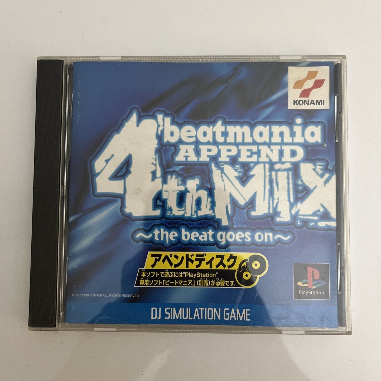 Beatmania Append 4th Mix - Sony PlayStation PS1 NTSC-J JAPAN Game Complete