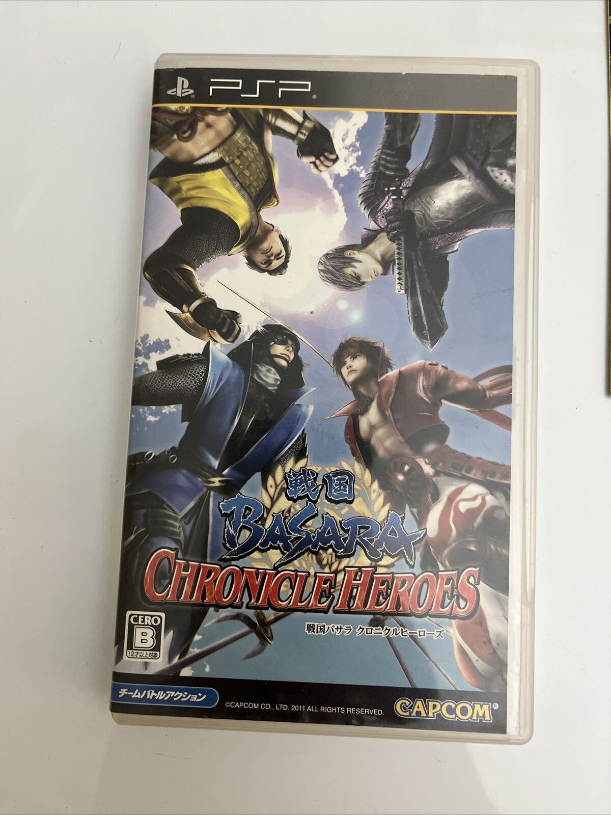 Sengoku Basara Chronicle Heroes - Sony PSP JAPAN Game Complete + Trading Card