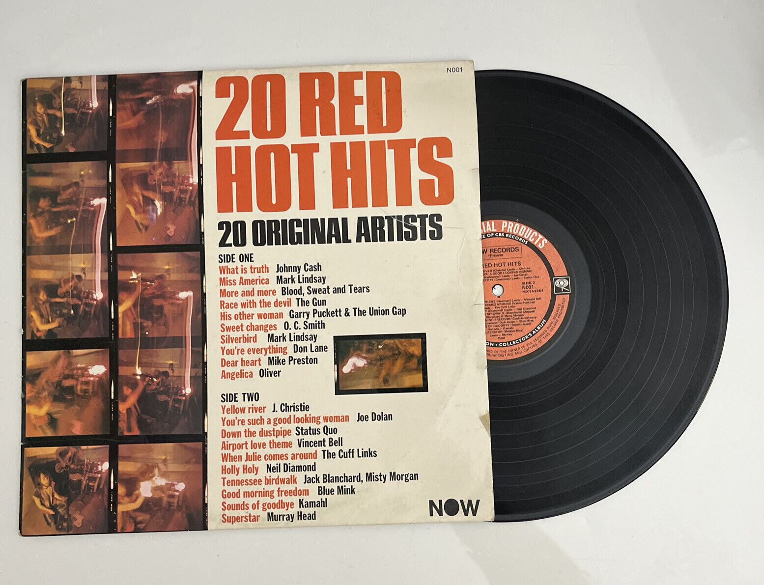 20 Red Hot Hits LP 1970 Various Artist Vinyl Record N001 Don Lane John ...