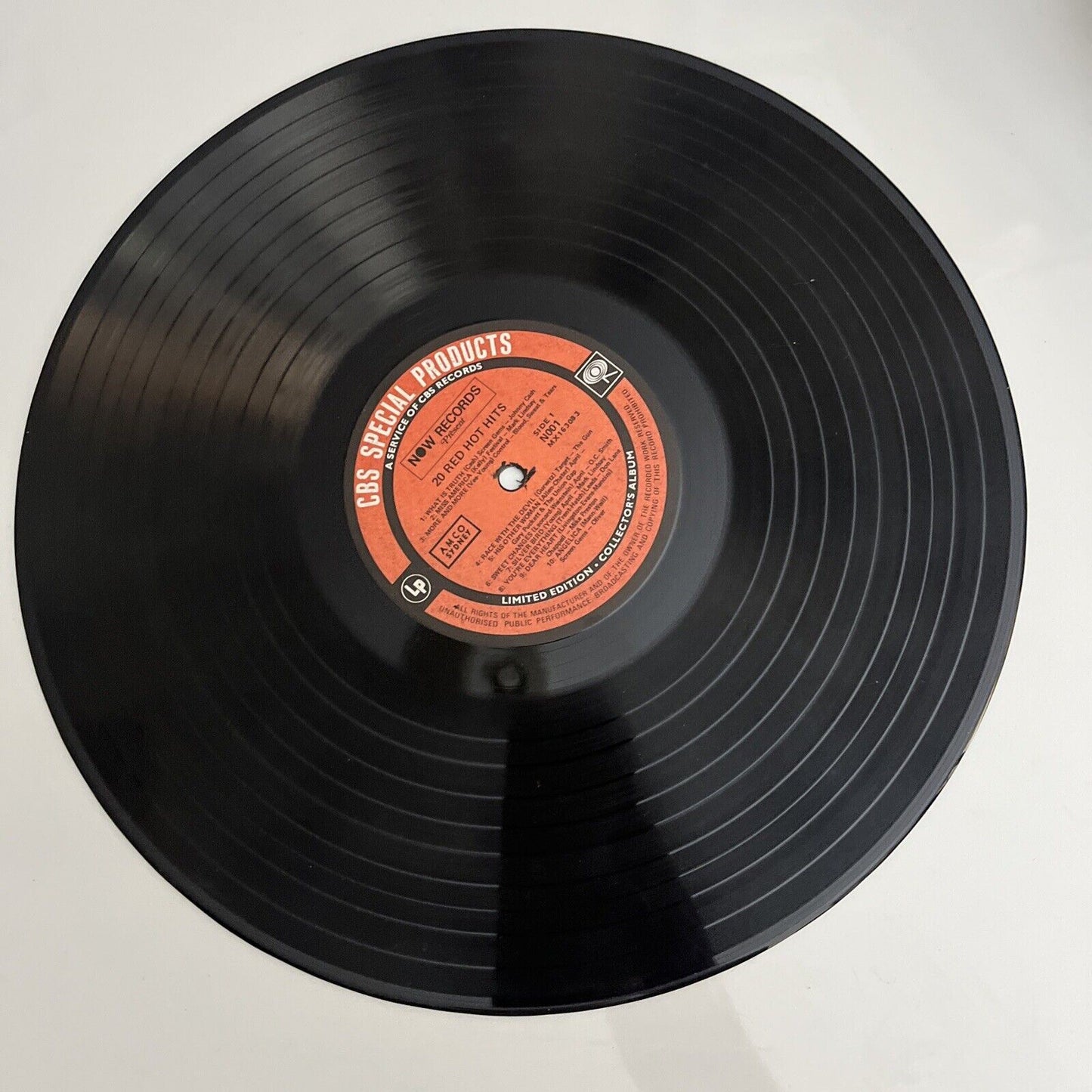 20 Red Hot Hits LP 1970 Various Artist Vinyl Record N001 Don Lane Johnny Cash