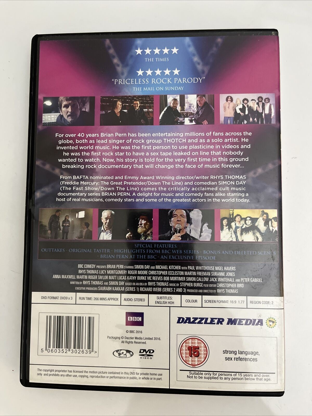 Brian Pern - The Complete Series 1-3 (DVD) Simon Day Region 2 NEW