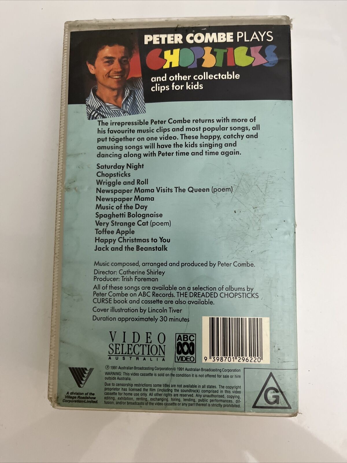 Peter Combe Plays Chopsticks VHS PAL 1991