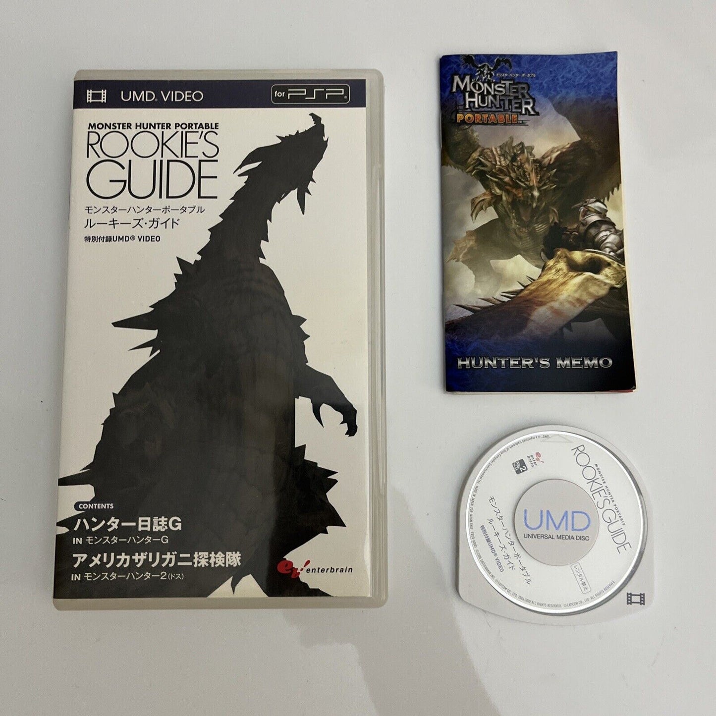 Monster Hunter Portable Rookies Guide - Sony PlayStation PSP JAPAN