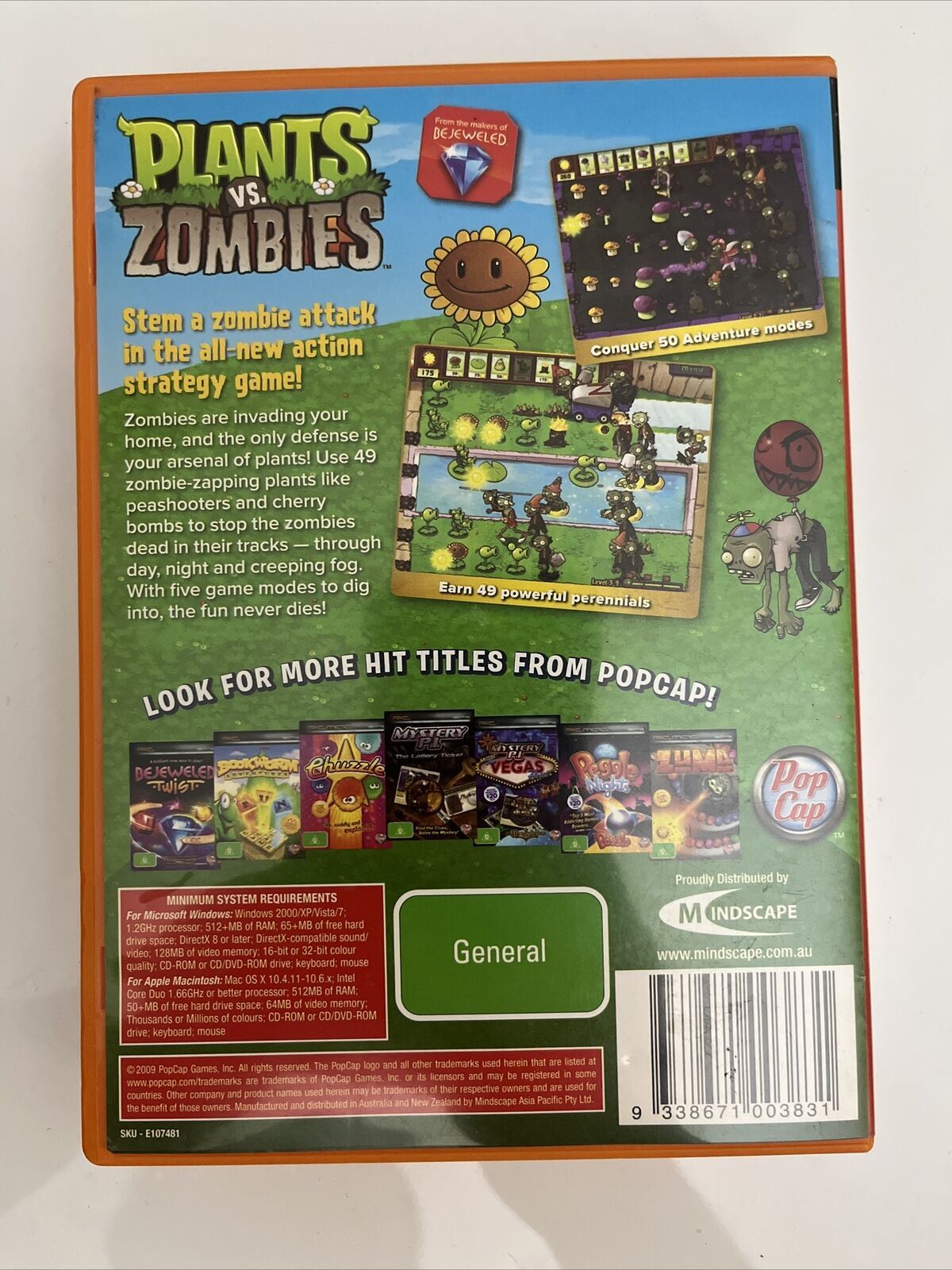 Plants Vs Zombies - PC Windows & Mac Game