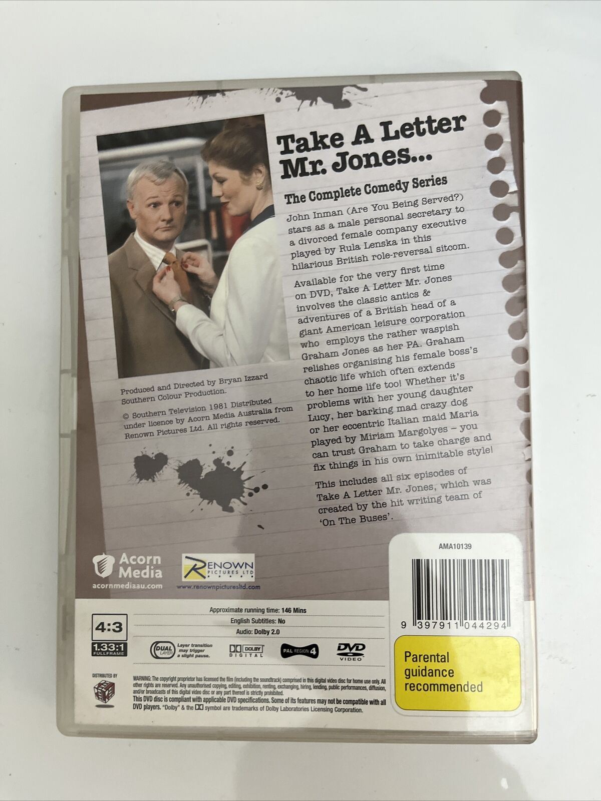 Take A Letter Mr. Jones - The Complete Comedy Series (DVD, 1981) Region 4 NEW