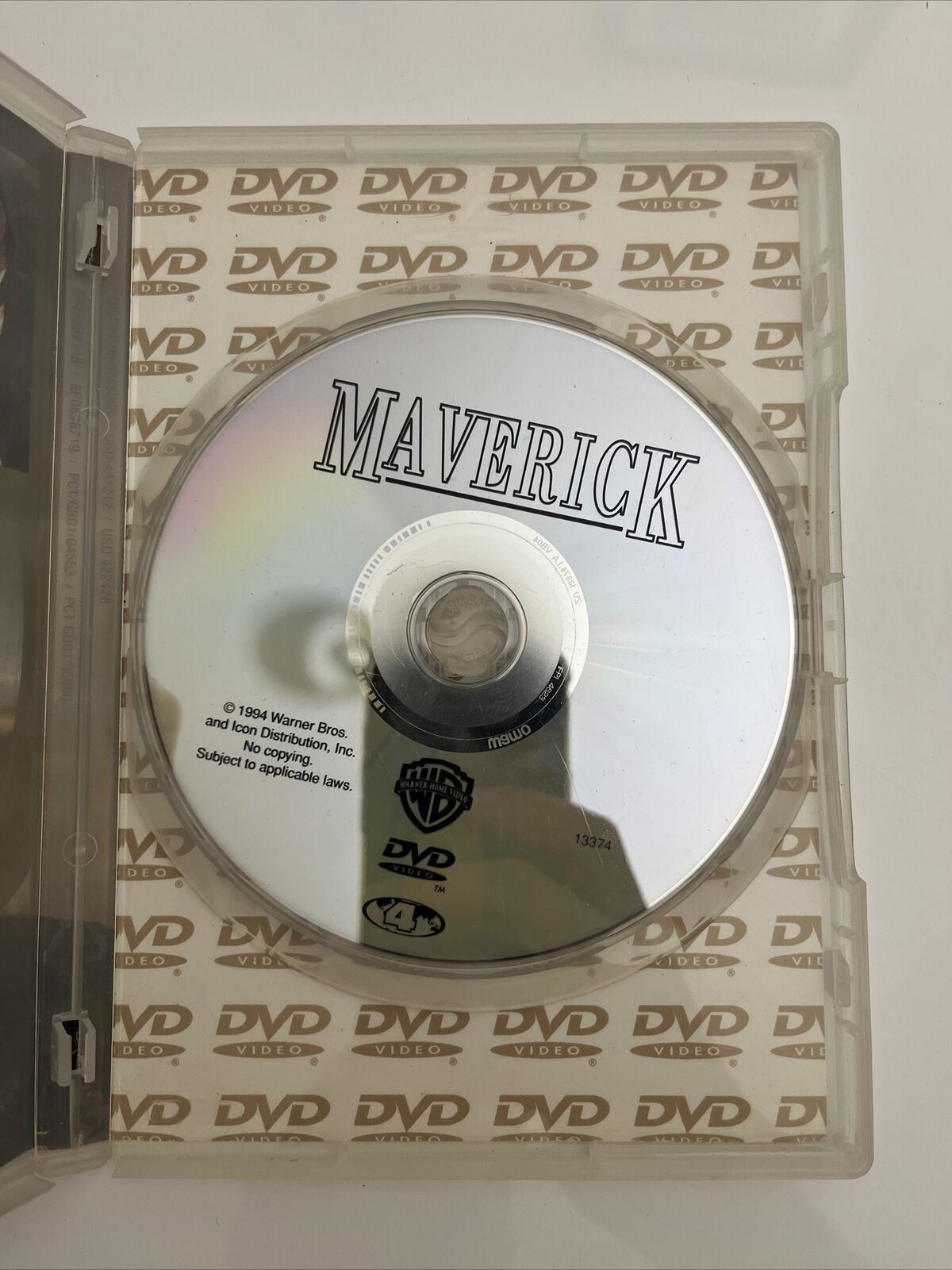 Maverick (DVD, 1994) Mel Gibson, Jodie Foster, James Garner Region 4