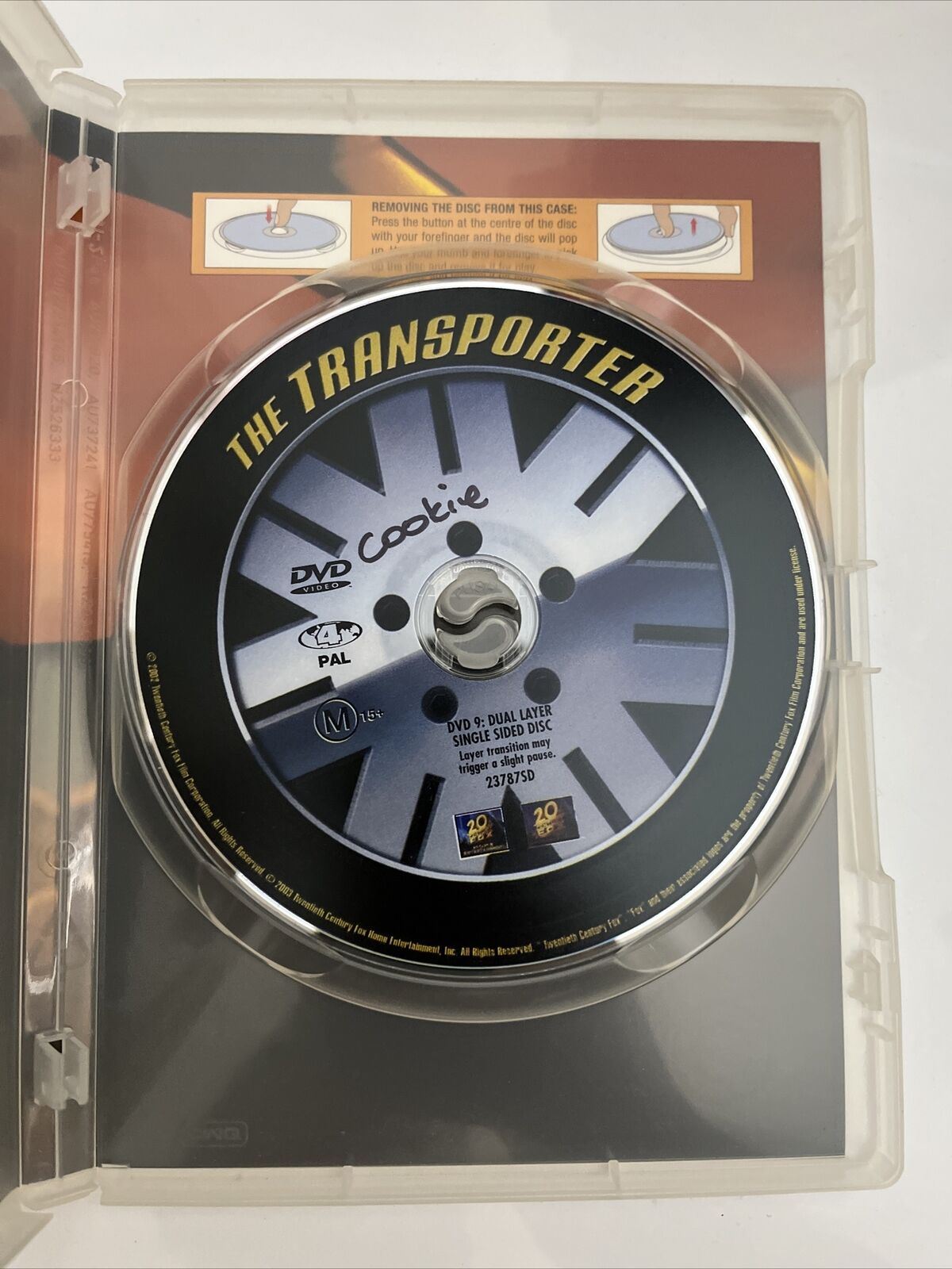 The Transporter (DVD, 2002) Jason Statham Region 4