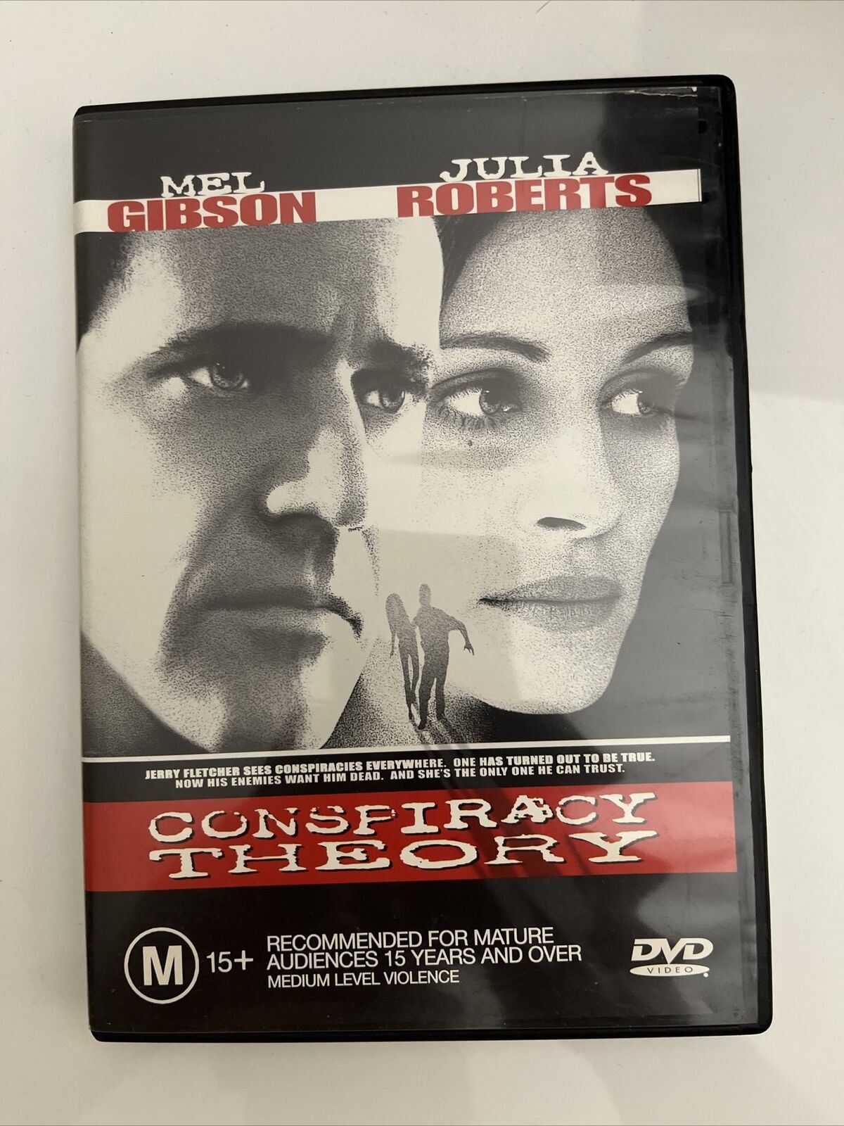 Conspiracy Theory  (DVD, 1997) Mel Gibson, Julia Roberts Region 4