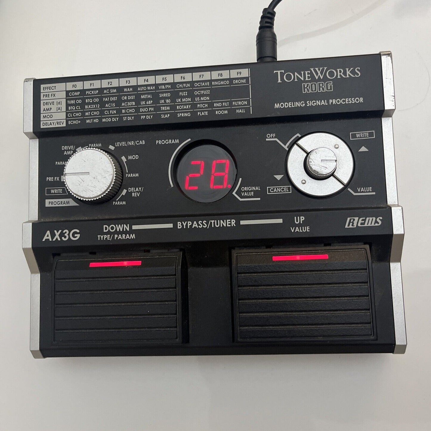 Korg ToneWorks Modeling Signal Processor AX3G Guitar Effect