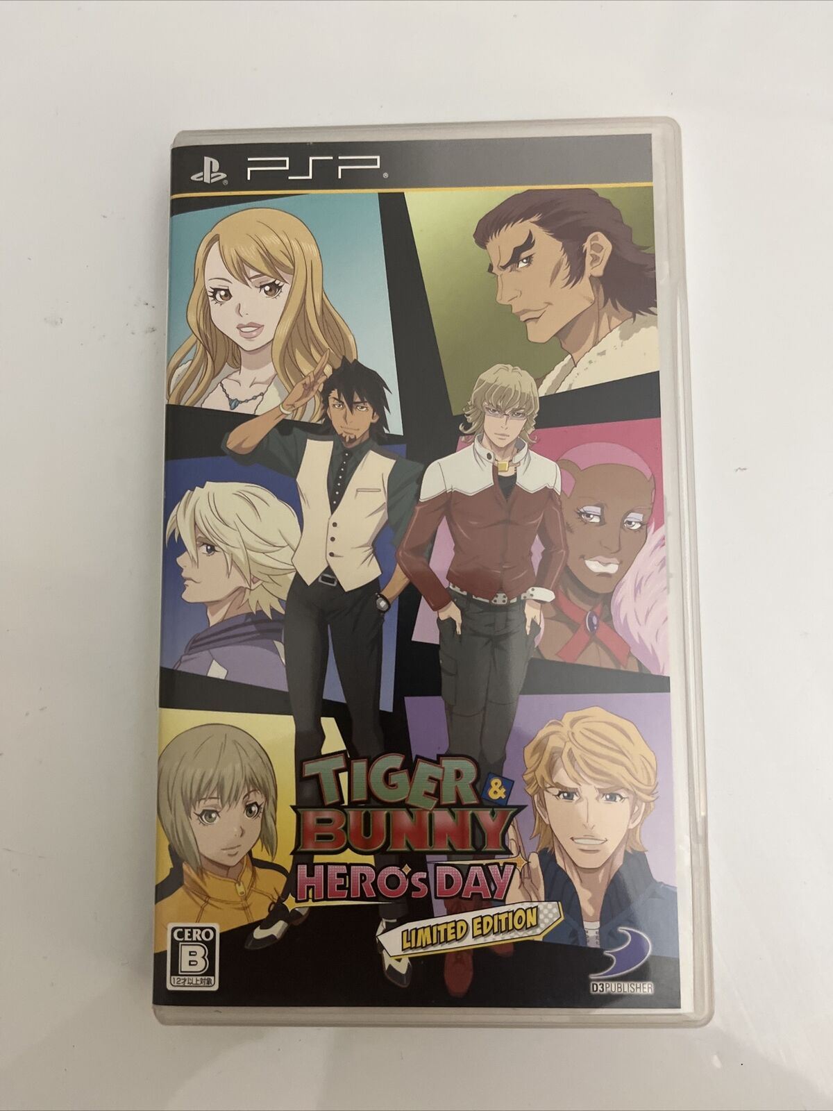 Tiger & Bunny Hero's Day Limited Edition - Sony PlayStation PSP JAPAN Game