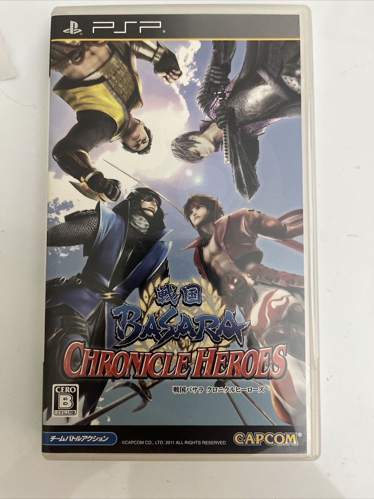 Basara Chronicle Heroes + Collectible Bookmark - Sony PlayStation PSP JAPAN Game