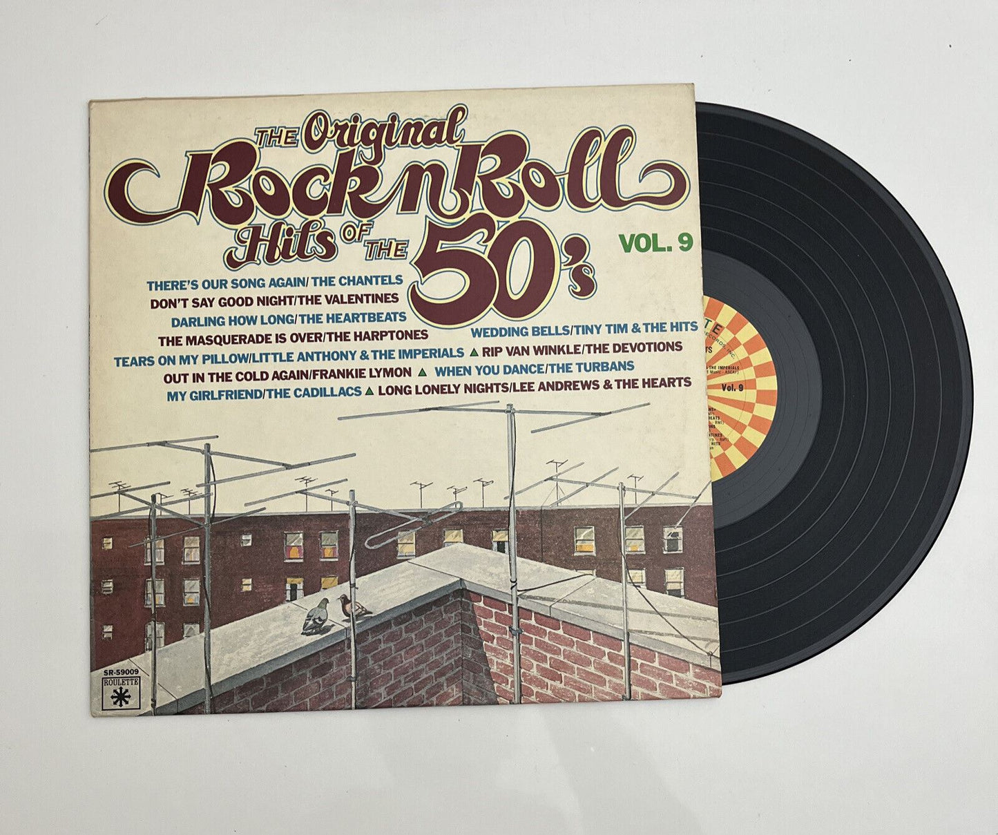 The Original Rock'n Roll Hits of the 50's Vinyl Record LP 1982 SR-59009