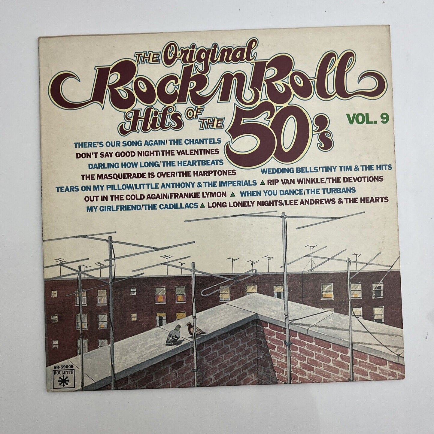 The Original Rock'n Roll Hits of the 50's Vinyl Record LP 1982 SR-59009