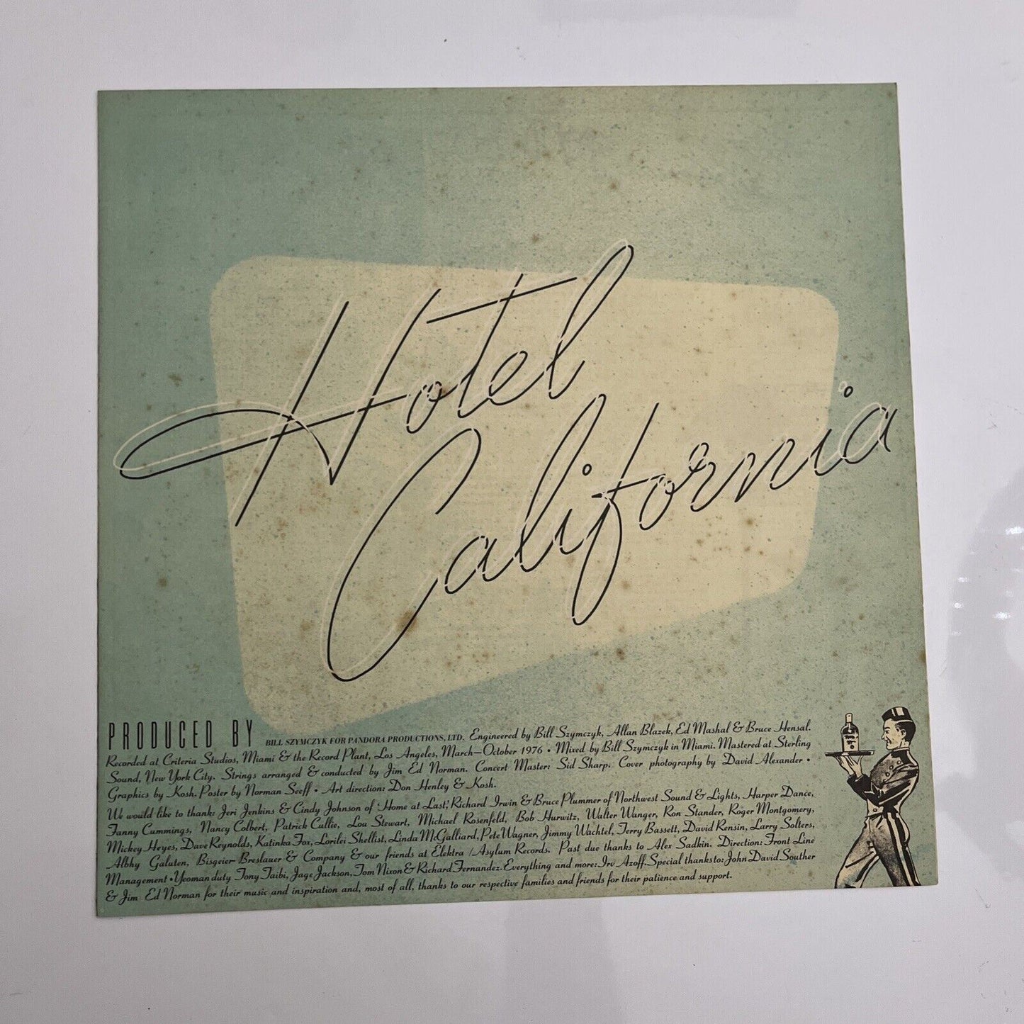 Eagles - Hotel California 1976 LP Vinyl Record P-10221Y