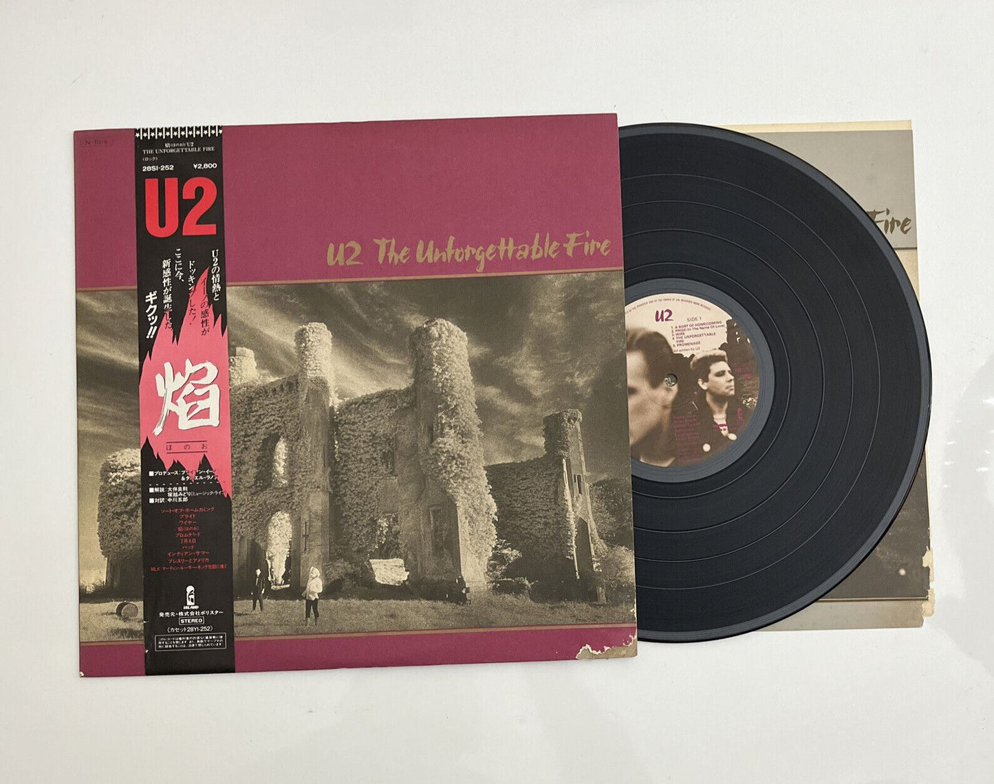 U2 - The Unforgettable Fire 1984 LP Vinyl Record 28SI-252