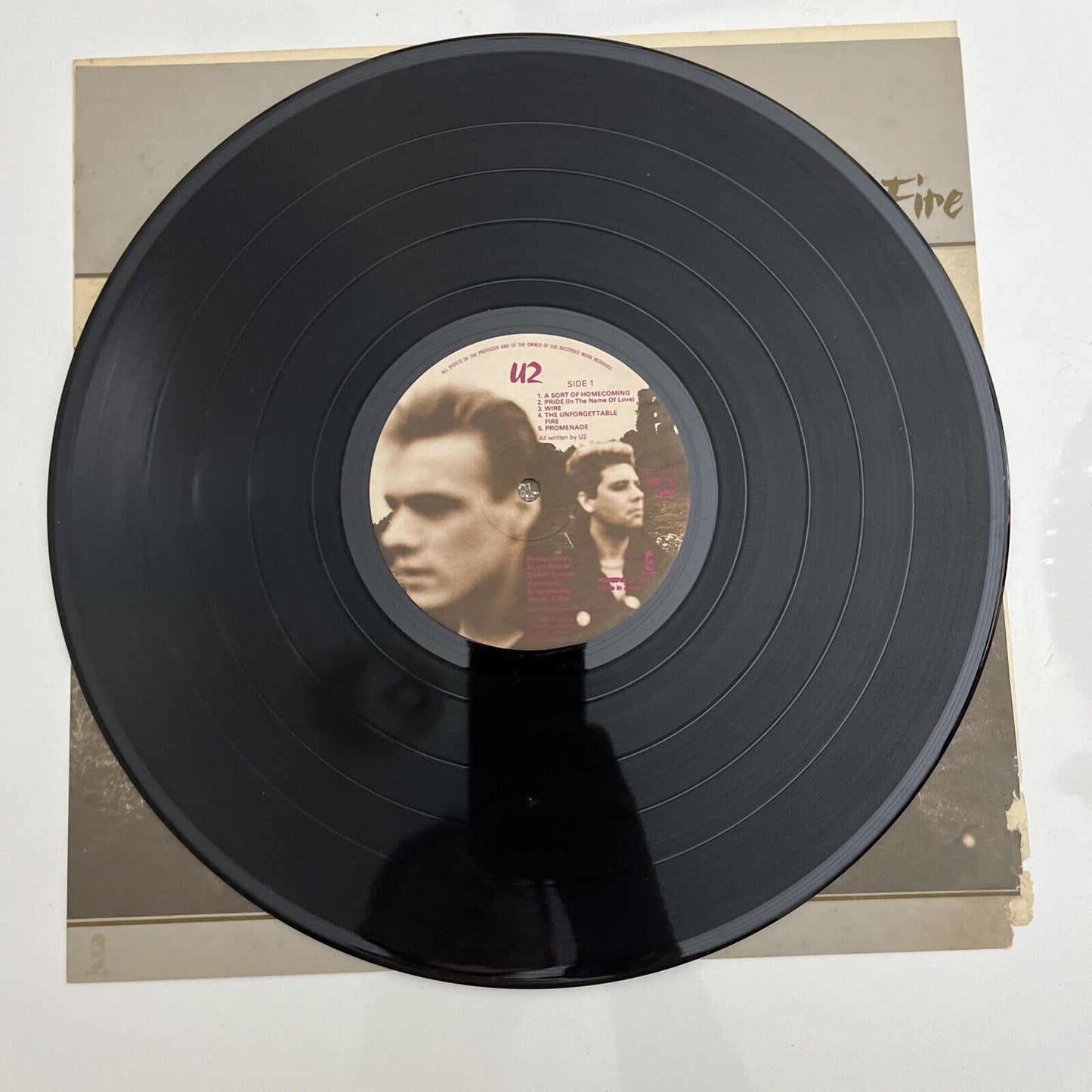 U2 - The Unforgettable Fire 1984 LP Vinyl Record 28SI-252