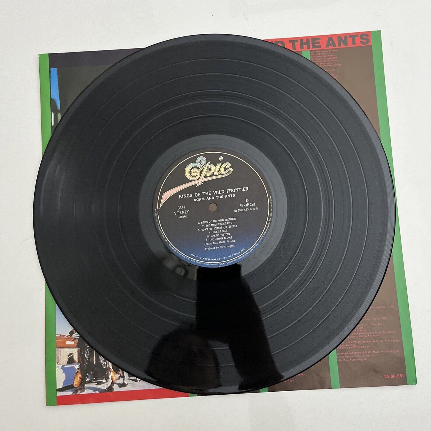 Adam and the Ants - Kings of the Wild Frontier LP 1981 Vinyl Record 25-3P-281