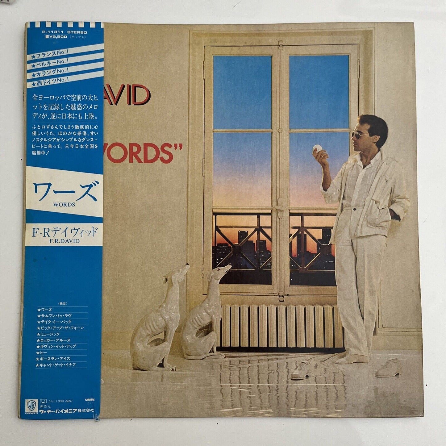 F.R. David – Words 1983 LP Vinyl Record P-11311