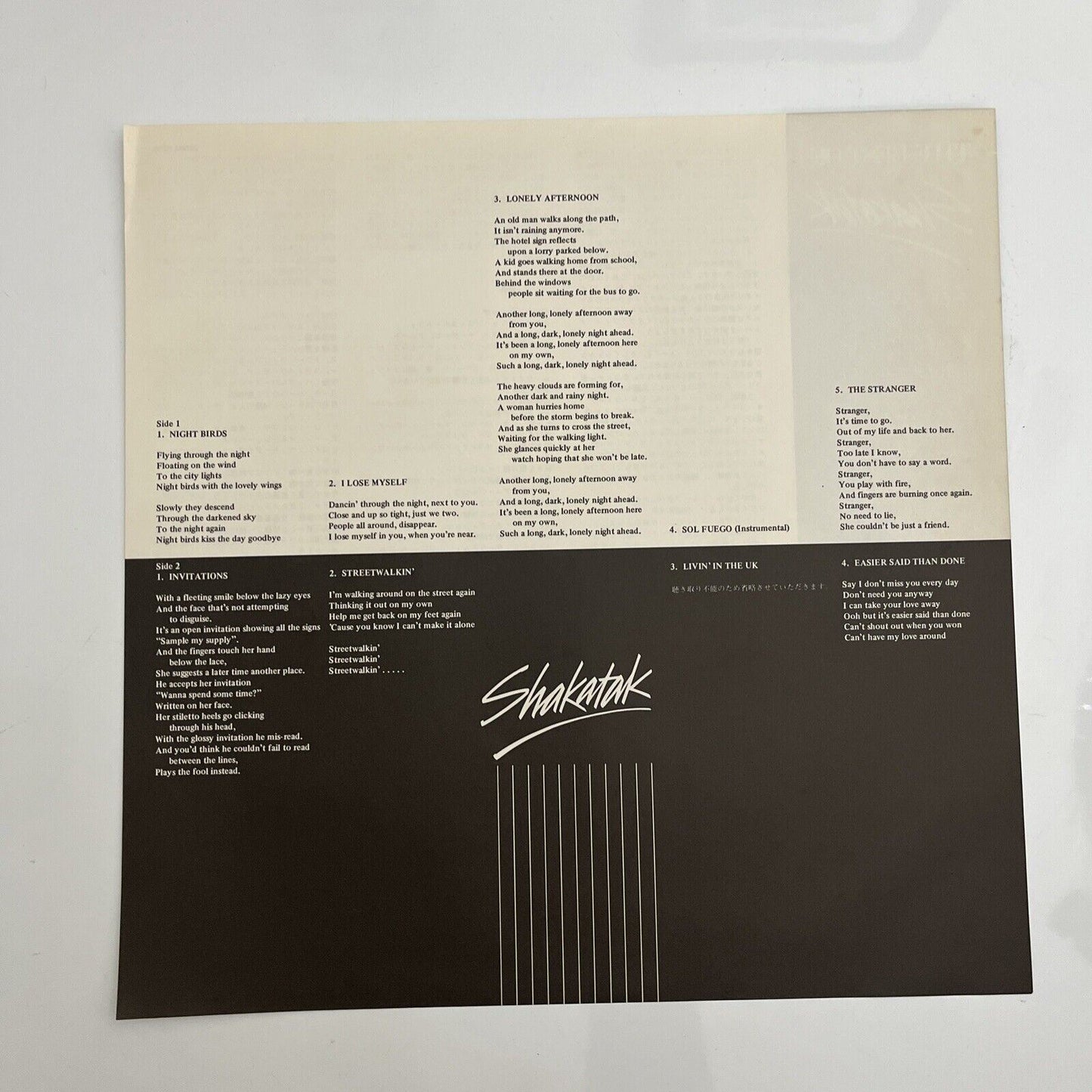 Shakatak – The Best Of Shakatak LP 1982 Vinyl Record 28MM-0250