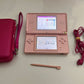 Nintendo DS Lite Coral Pink Console with Stylus, Case & Charger