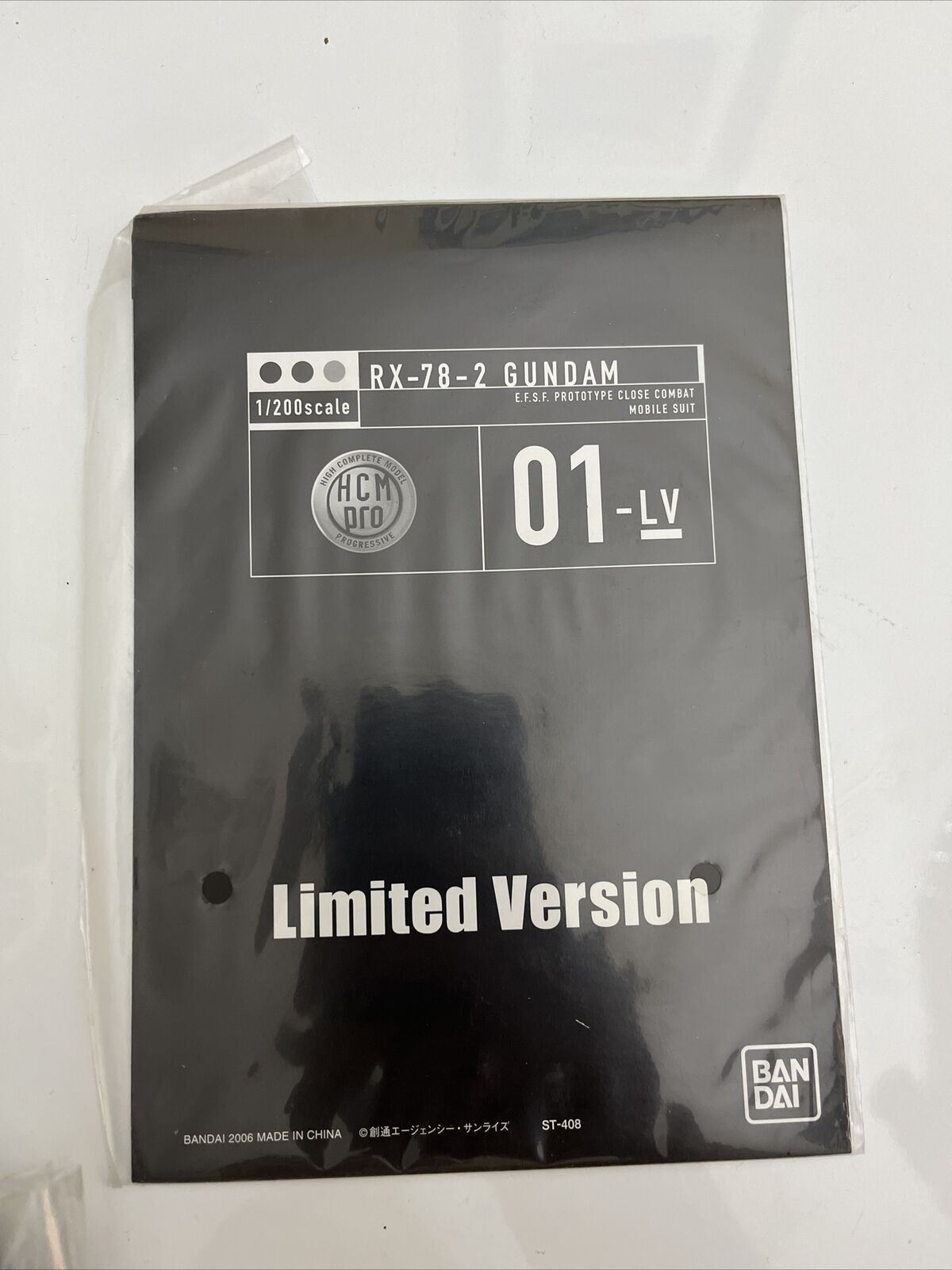 Gundam RX-78-2 01-LV Figure Limited Version Gunpla 2006 HCM Pro 01-LV 1/200