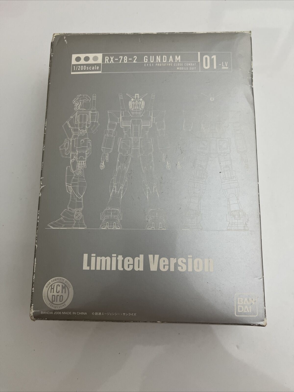 Gundam RX-78-2 01-LV Figure Limited Version Gunpla 2006 HCM Pro 01-LV 1/200
