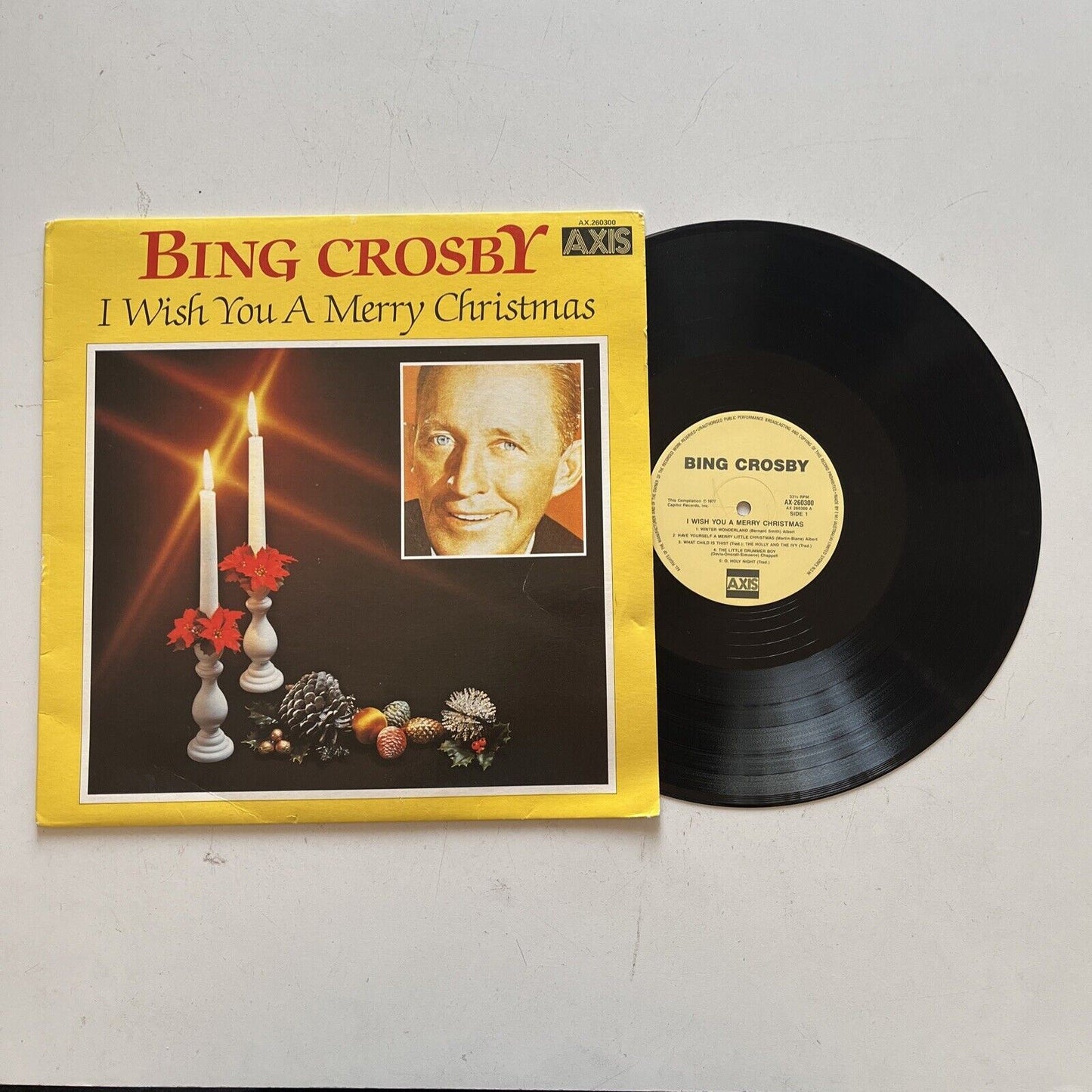 Bing Crosby - I Wish You A Merry Christmas LP 1977 Vinyl Records AX.260300