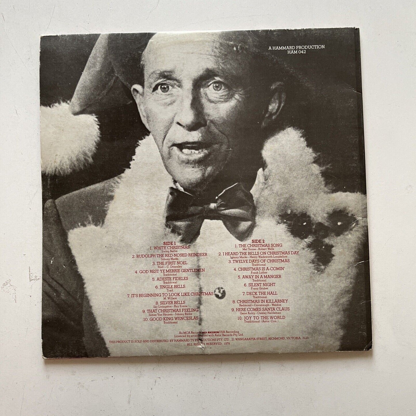 Bing Crosby - Do You Know It's Christmas LP 1979 Vinyl Record HAM-042