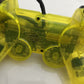 Genuine Official Sony Playstation 2 Dual Shock 2 Transparent Lemon Yellow
