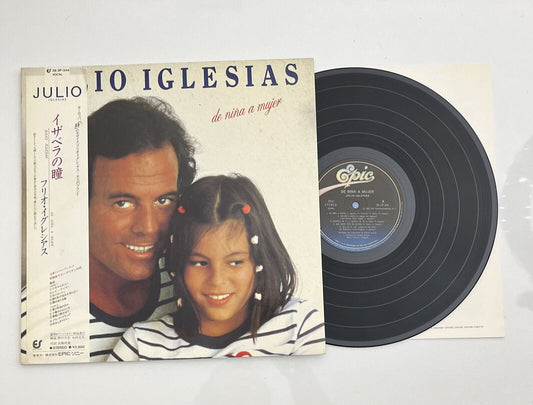 Julio Iglesias – De Niña A Mujer LP 1981 Vinyl Record 28-3P-344